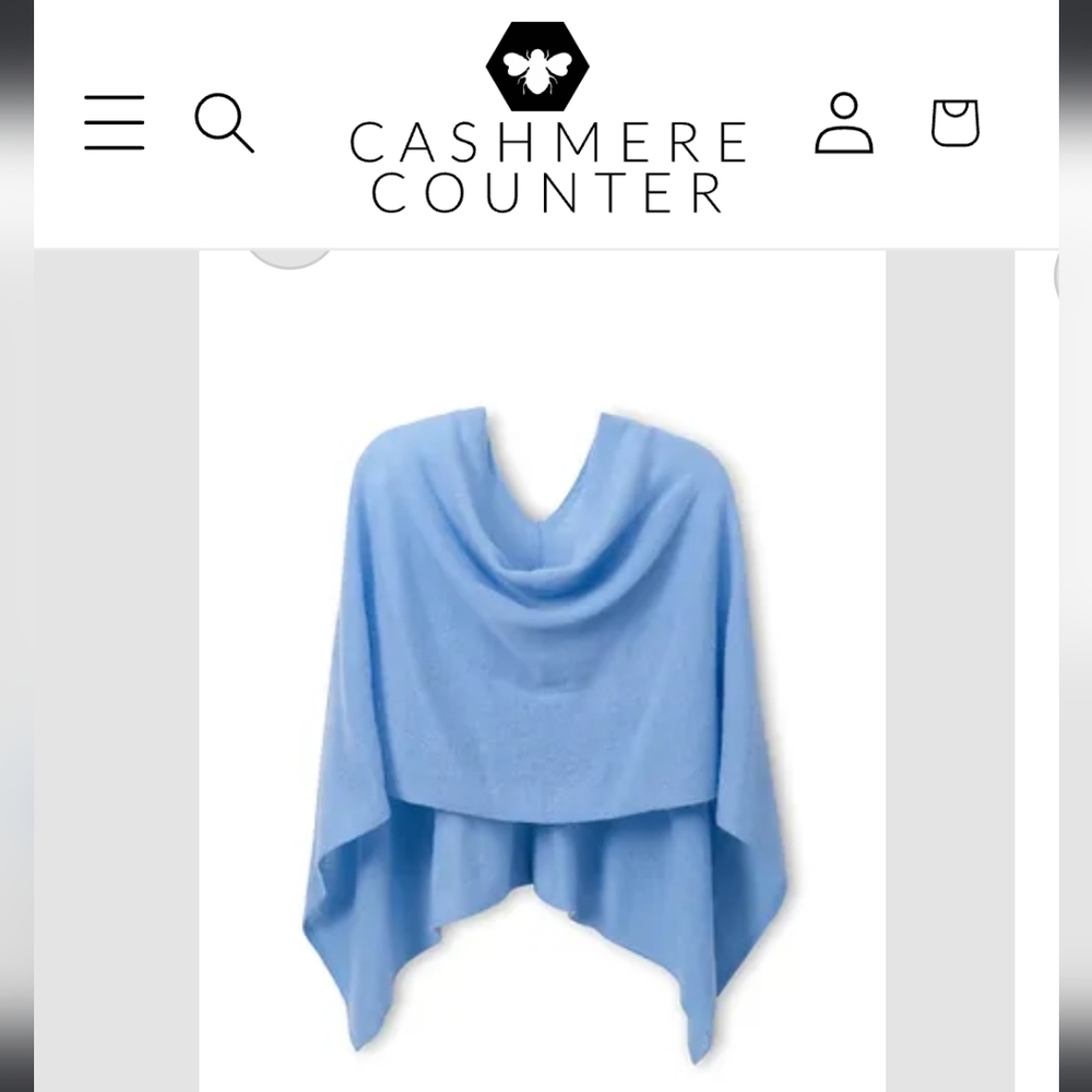 Cashmere Counter poncho